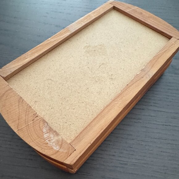 Engraved Carved Sisters Wooden Box Trinket Keepsake Family Friendship - Picture 7 of 10